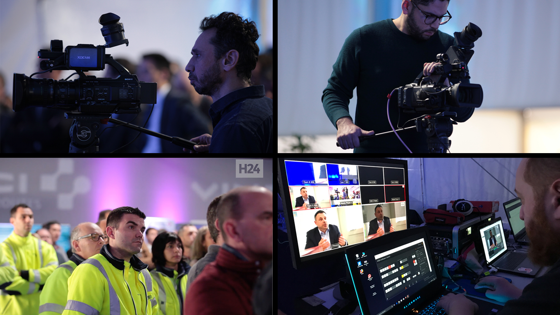 Photo du tournage de vidéos live streaming à Marseille
