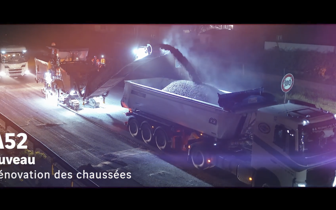 Suivi de chantier autoroutier ESCOTA sur l’A52 à Fuveau